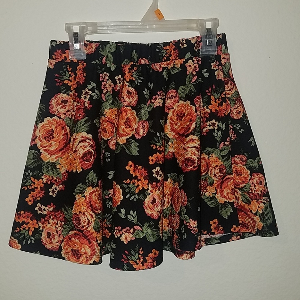 Floral Skater Skirt